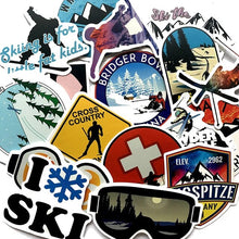 Load image into Gallery viewer, Snow Stickers Set of 5